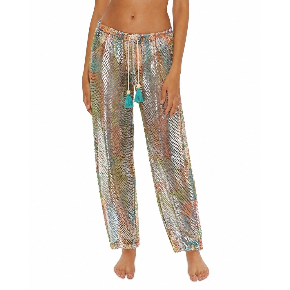 Blue Island Mesh Cover Up Pants